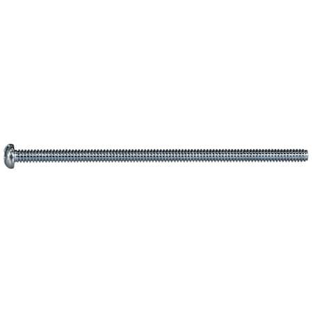 Midwest Fastener #6-32 x 3 in Combination Phillips/Slotted Round Machine Screw, Zinc Plated Steel, 100 PK 50936